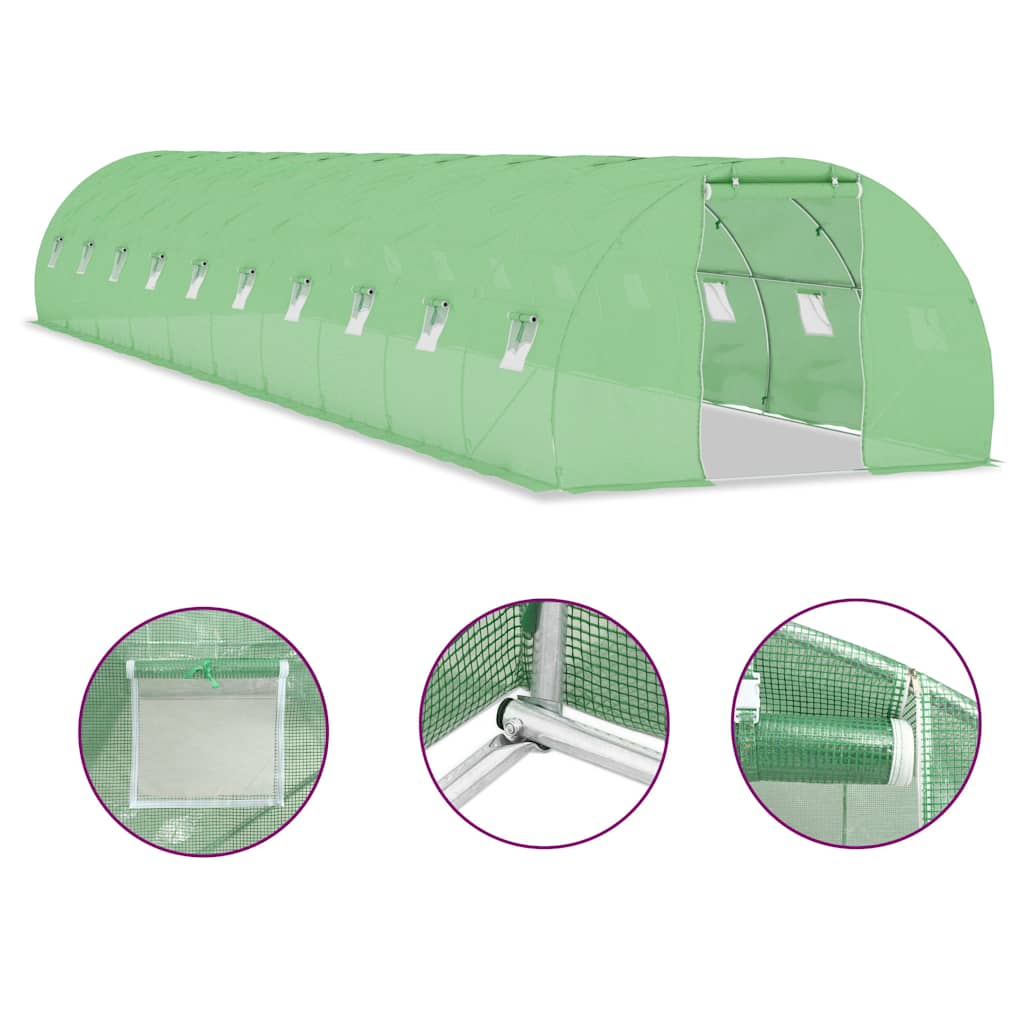 Plastenik 45 m² 15 x 3 x 2 m