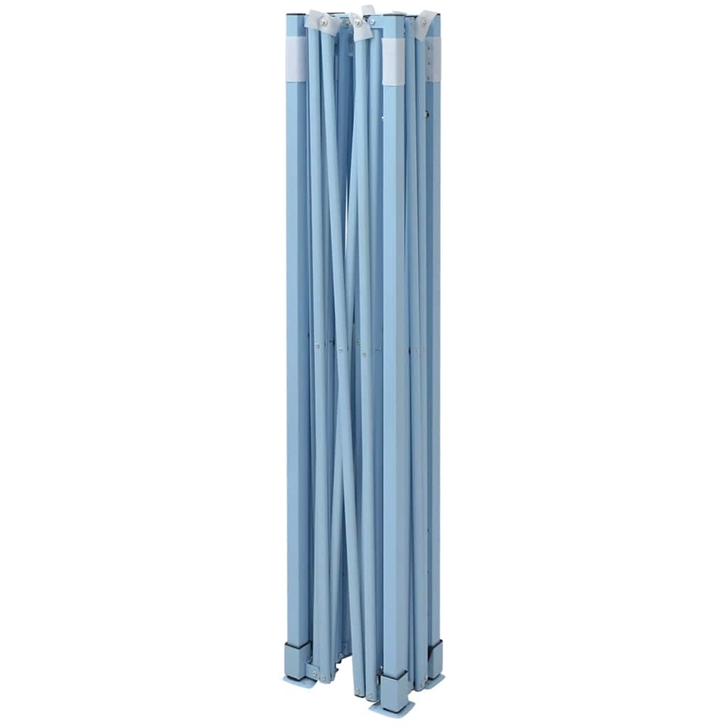 Profesionalni sklopivi šator za zabave 280x410x315 cm čelični bijeli