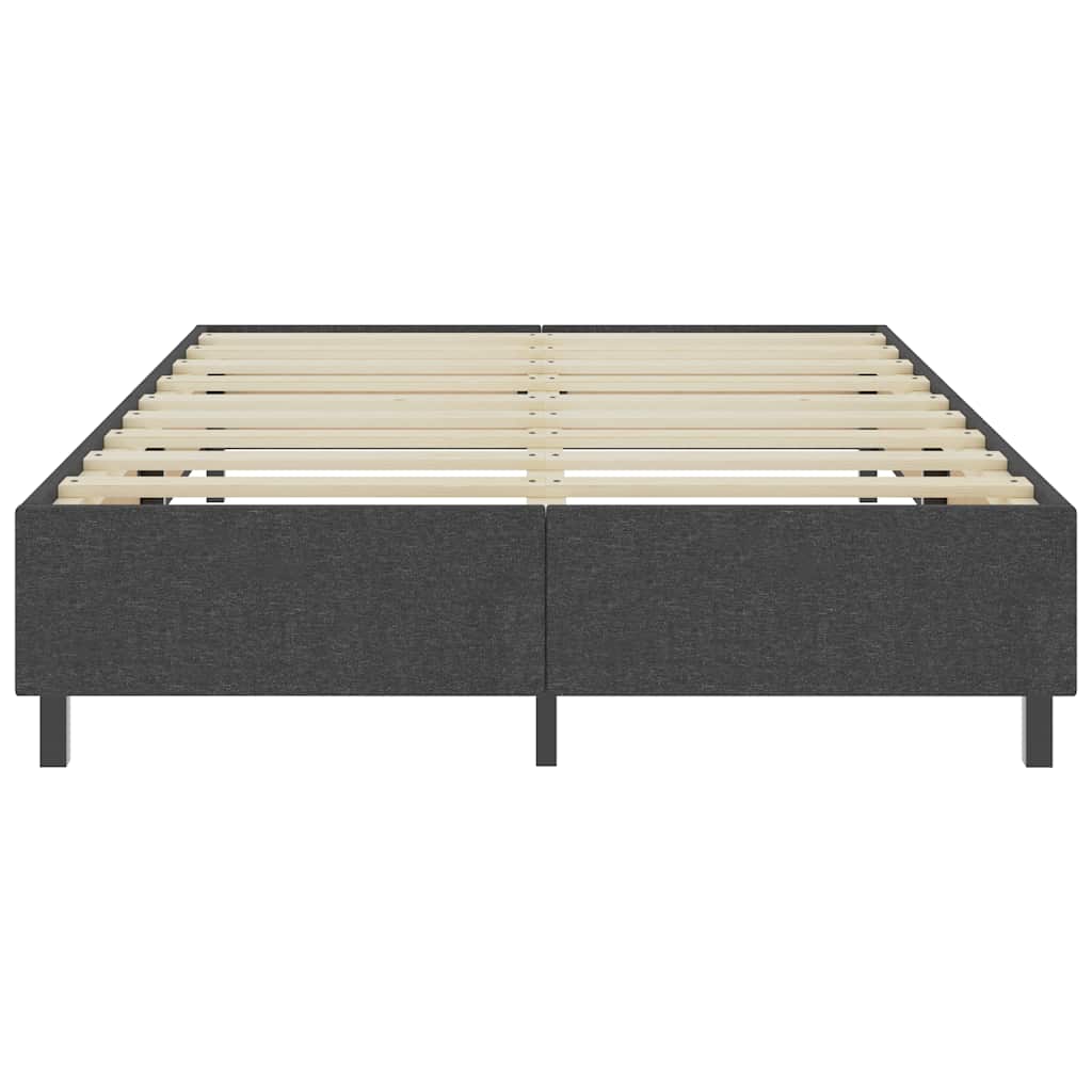 Box spring okvir za krevet od tkanine sivi 160 x 200 cm