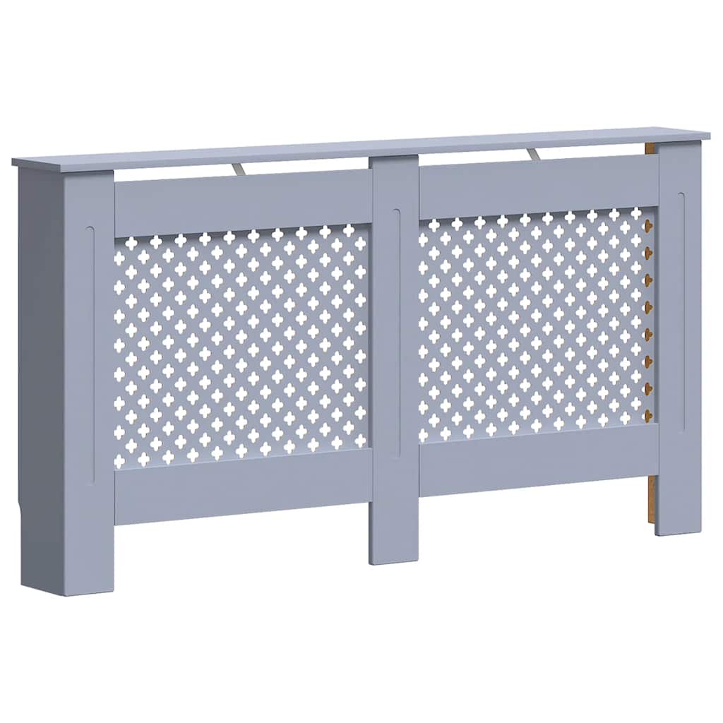 Pokrov za radijator antracit 152 x 19 x 81,5 cm MDF