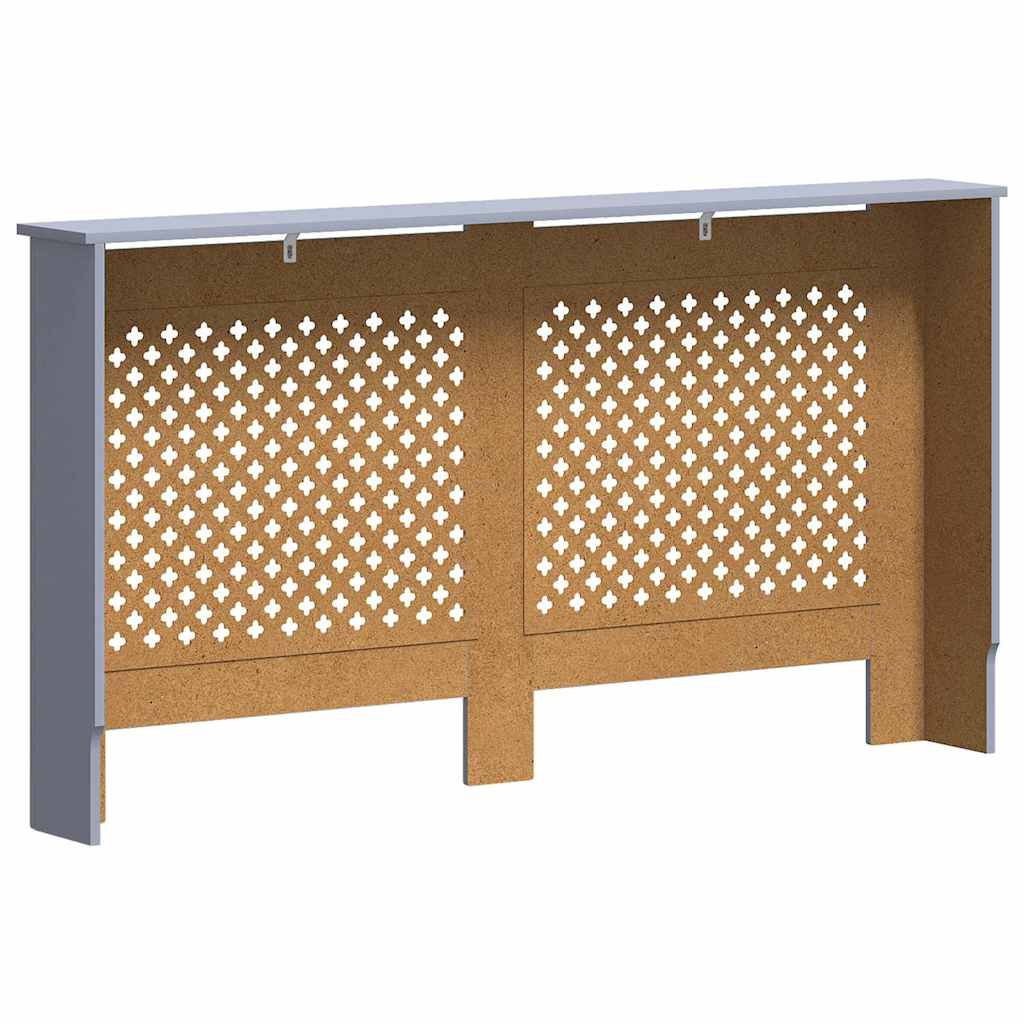 Pokrov za radijator antracit 152 x 19 x 81,5 cm MDF