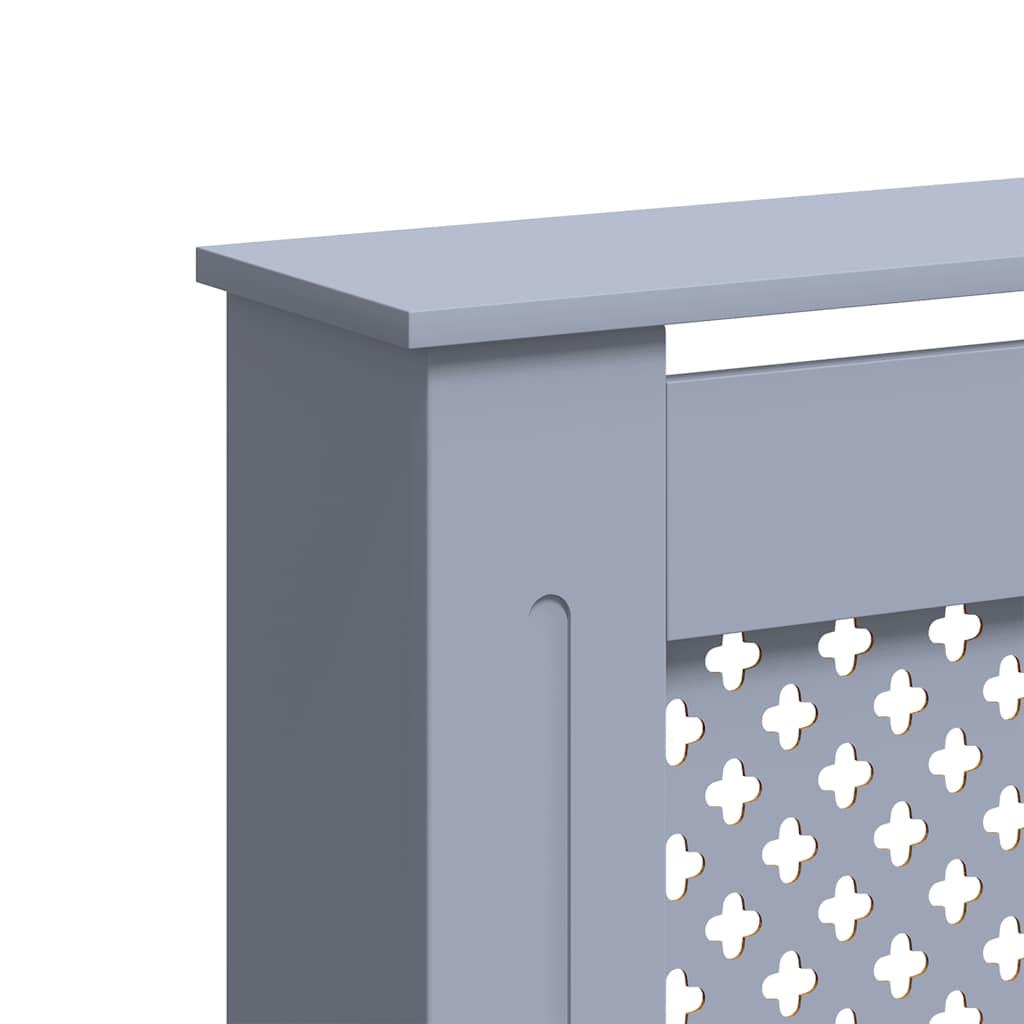 Pokrov za radijator antracit 152 x 19 x 81,5 cm MDF