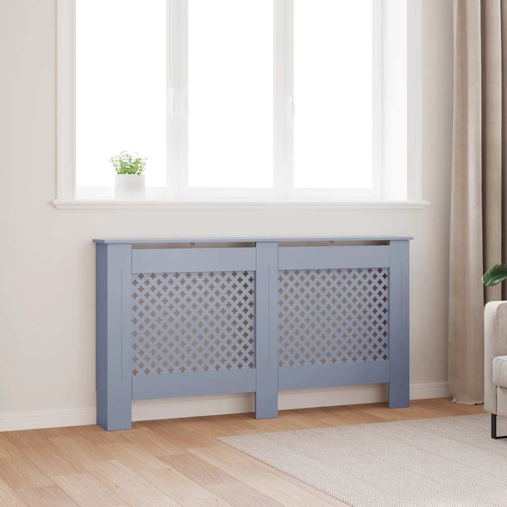 Pokrov za radijator antracit 152 x 19 x 81,5 cm MDF