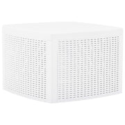 Bočni stol bijeli 54 x 54 x 36,5 cm plastični
