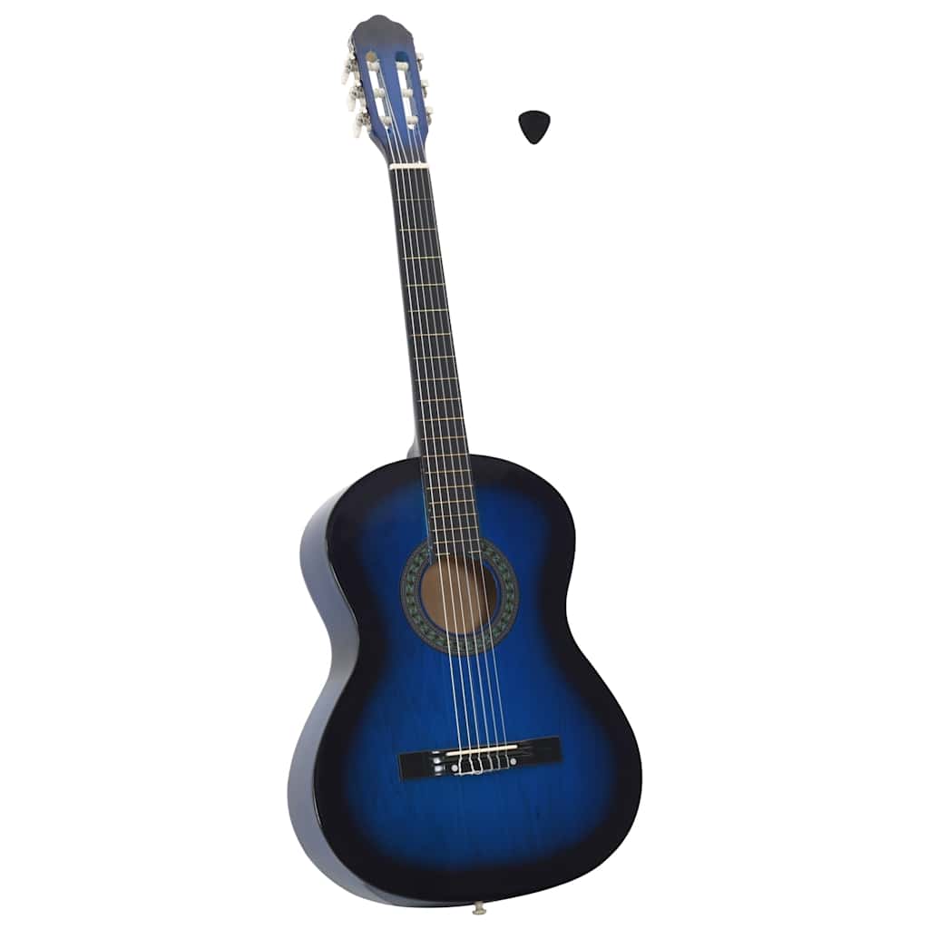 Klasična gitara za početnike plava 4/4 39" od drva lipe