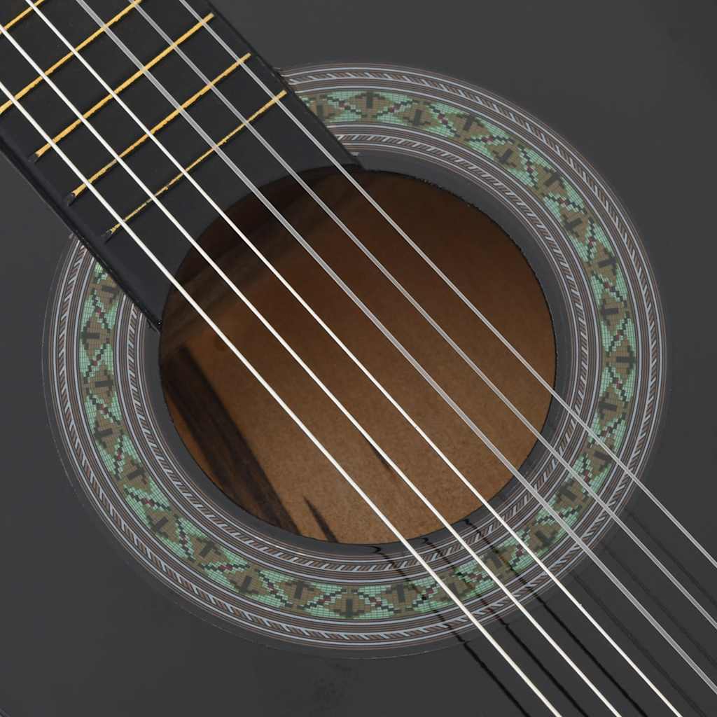 Klasična gitara za početnike i djecu crna 3/4 36"