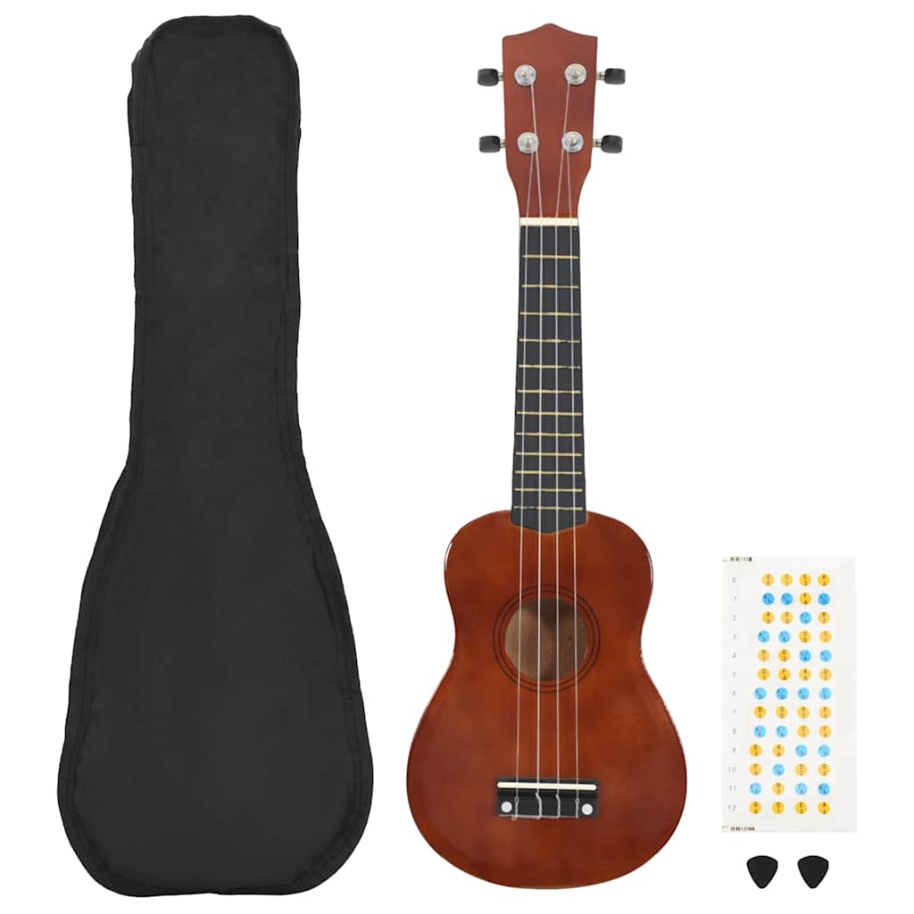 Set ukulelea Soprano s futrolom za djecu Natural 21 "
