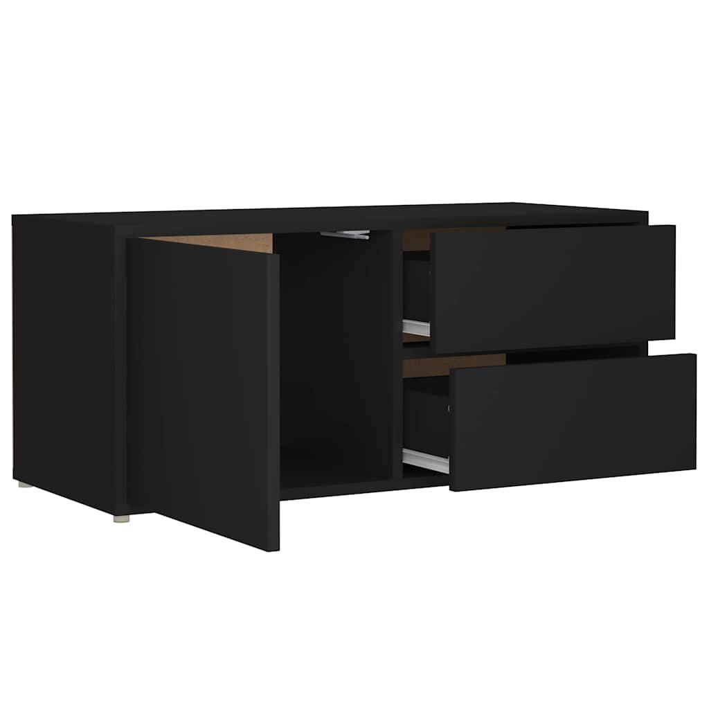 TV ormarić crni 80 x 34 x 36 cm od iverice