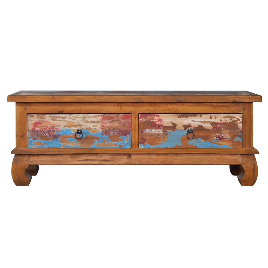 TV ormarić 110 x 35 x 40 cm od obnovljene tikovine