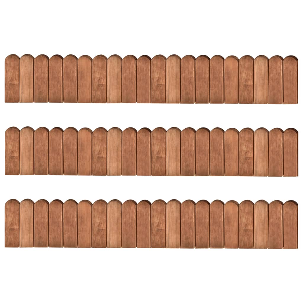 Rolane ograde 3 kom 120 cm od impregnirane borovine