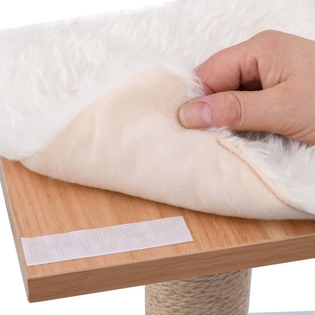 Penjalica za mačke s prostirkom za grebanje od sisala 123 cm