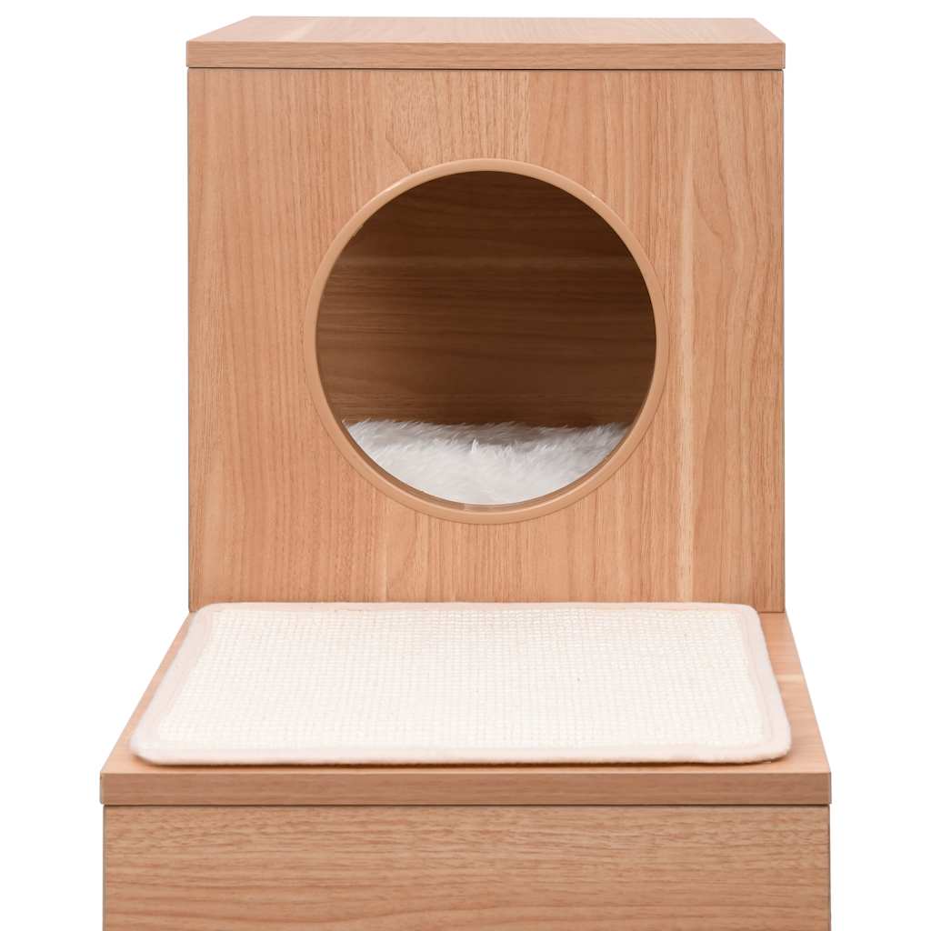 Kućica za mačke s prostirkom za grebanje od sisala 100 cm