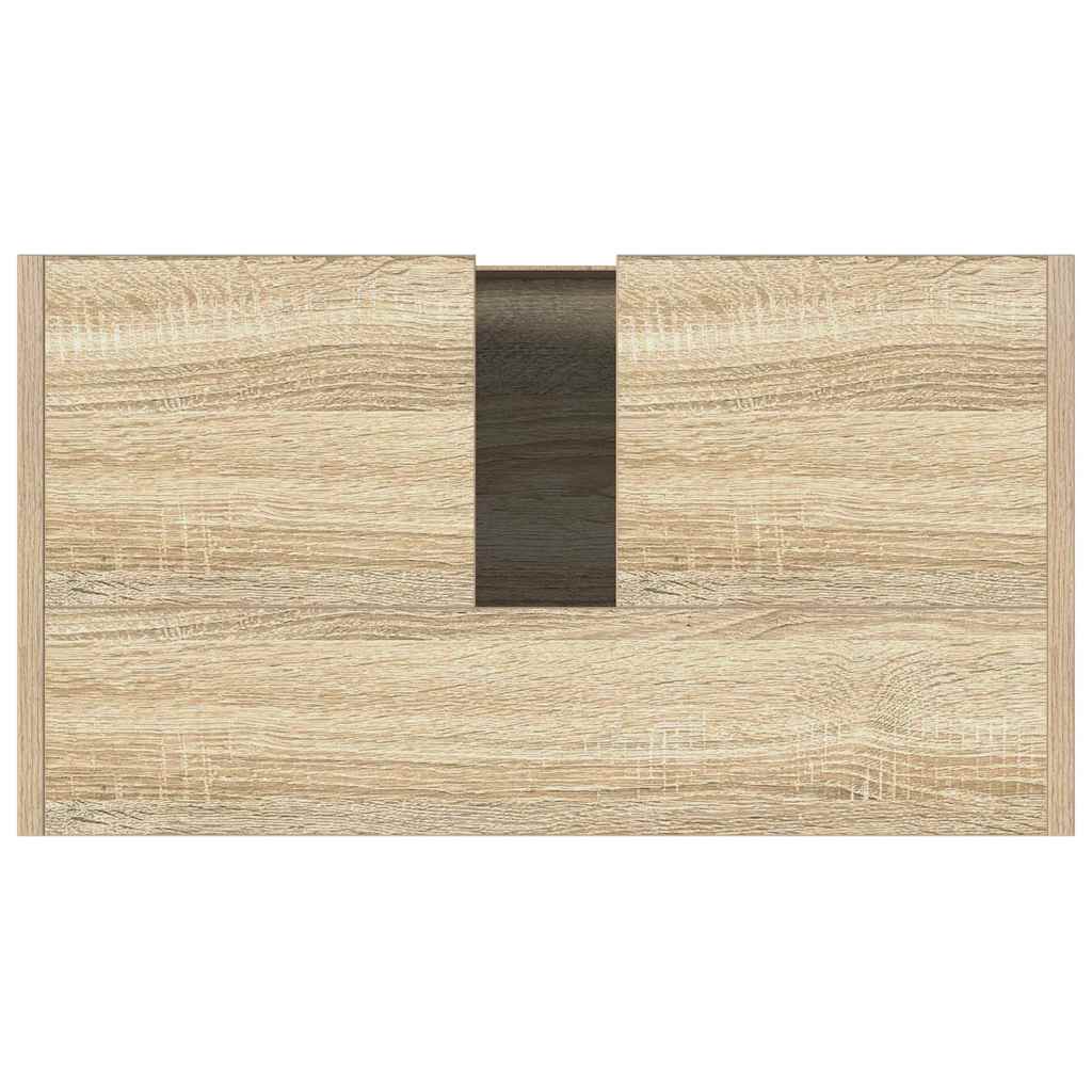 Kupaonski ormarić boja hrasta 60 x 33 x 60 cm konstruirano drvo Smeđa