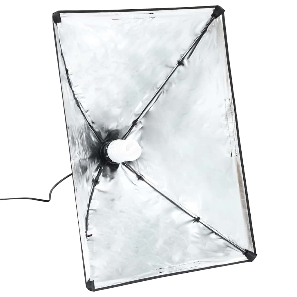Komplet fotografske opreme sa svjetlima softbox i pozadinom Bijela 300 x 300 cm