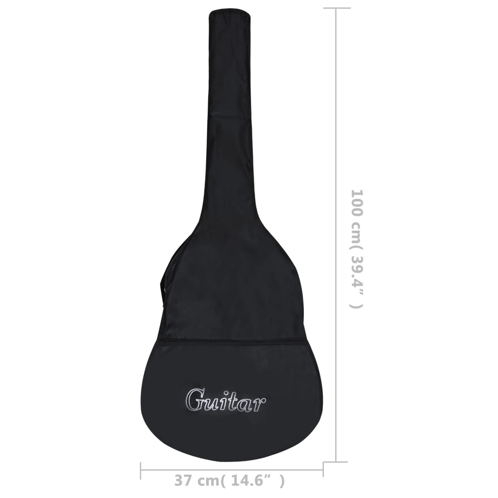 Klasična gitara za početnike s torbom plava 4/4 39 "