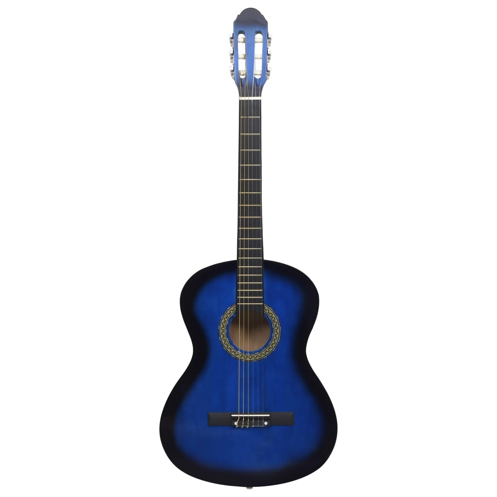 Klasična gitara za početnike s torbom plava 4/4 39 "