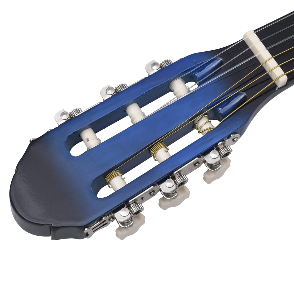Klasična gitara za početnike s torbom plava 4/4 39 "