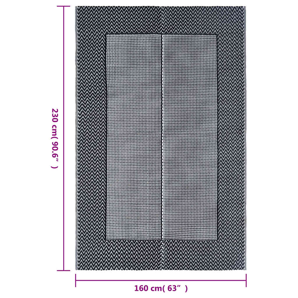 Vanjski tepih ARAKIL sivi 160x230 cm PP