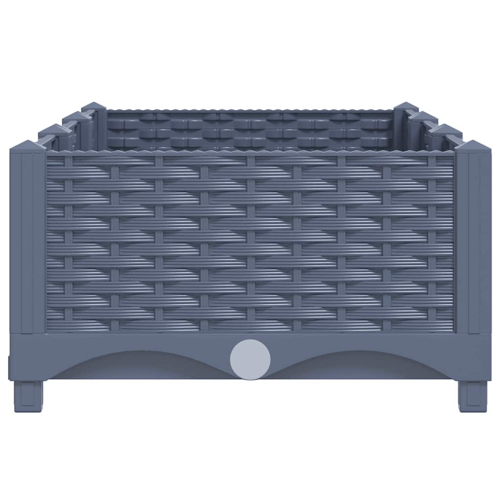 Povišena gredica 120x40x23 cm od polipropilena
