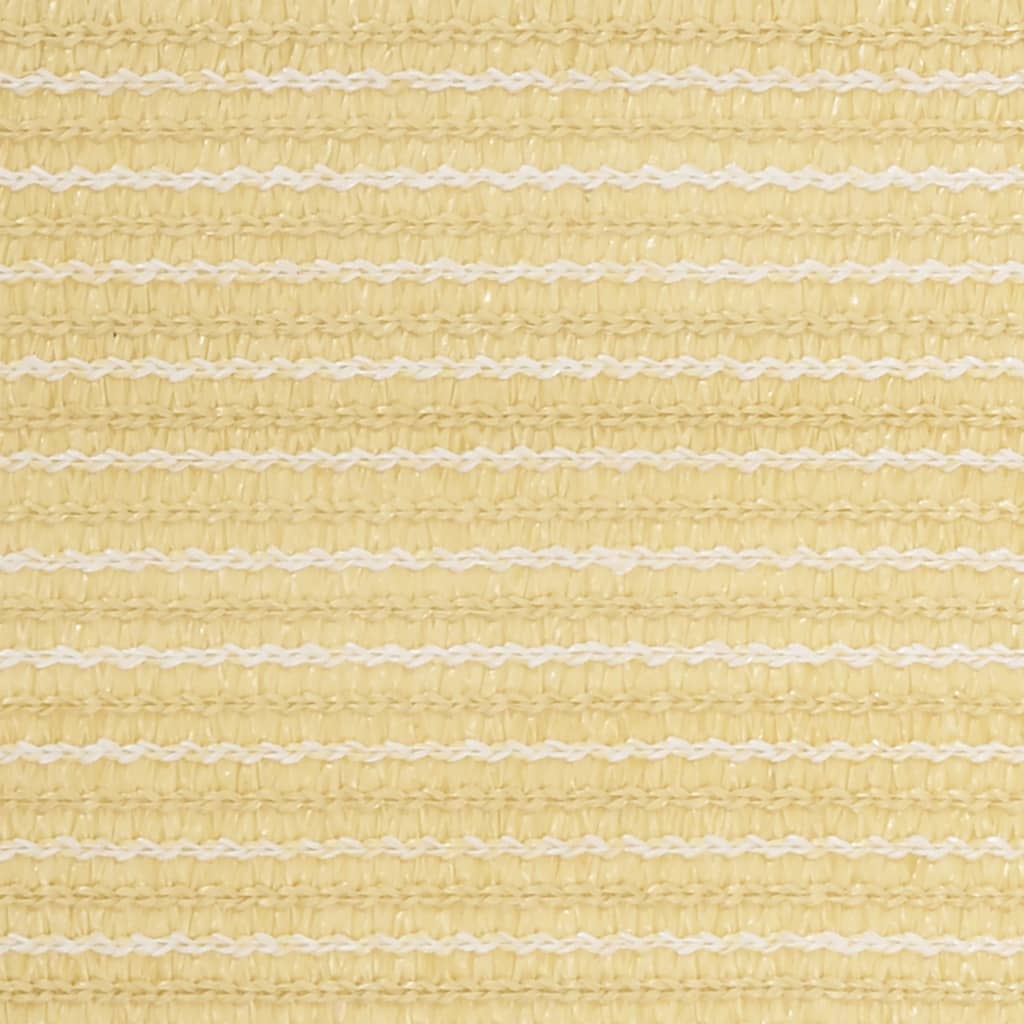 Balkonski zastor bež 75 x 500 cm HDPE
