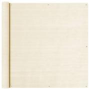 Balkonski zastor krem 120 x 400 cm HDPE