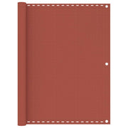 Balkonski zastor boja cigle 120 x 300 cm HDPE