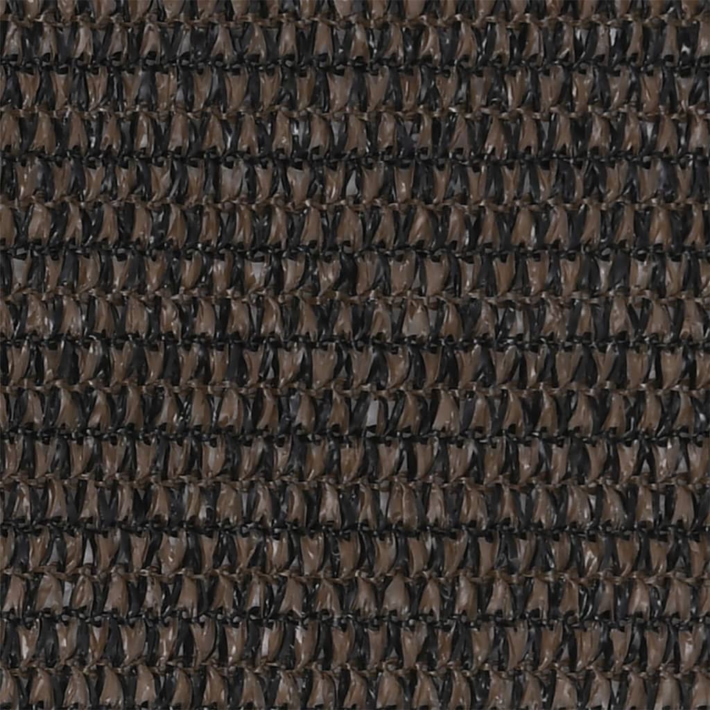 Balkonski zastor smeđi 75 x 300 cm HDPE