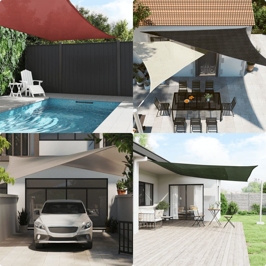 Jedro za zaštitu od sunca 160 g/m² bijelo 2 x 4,5 m HDPE