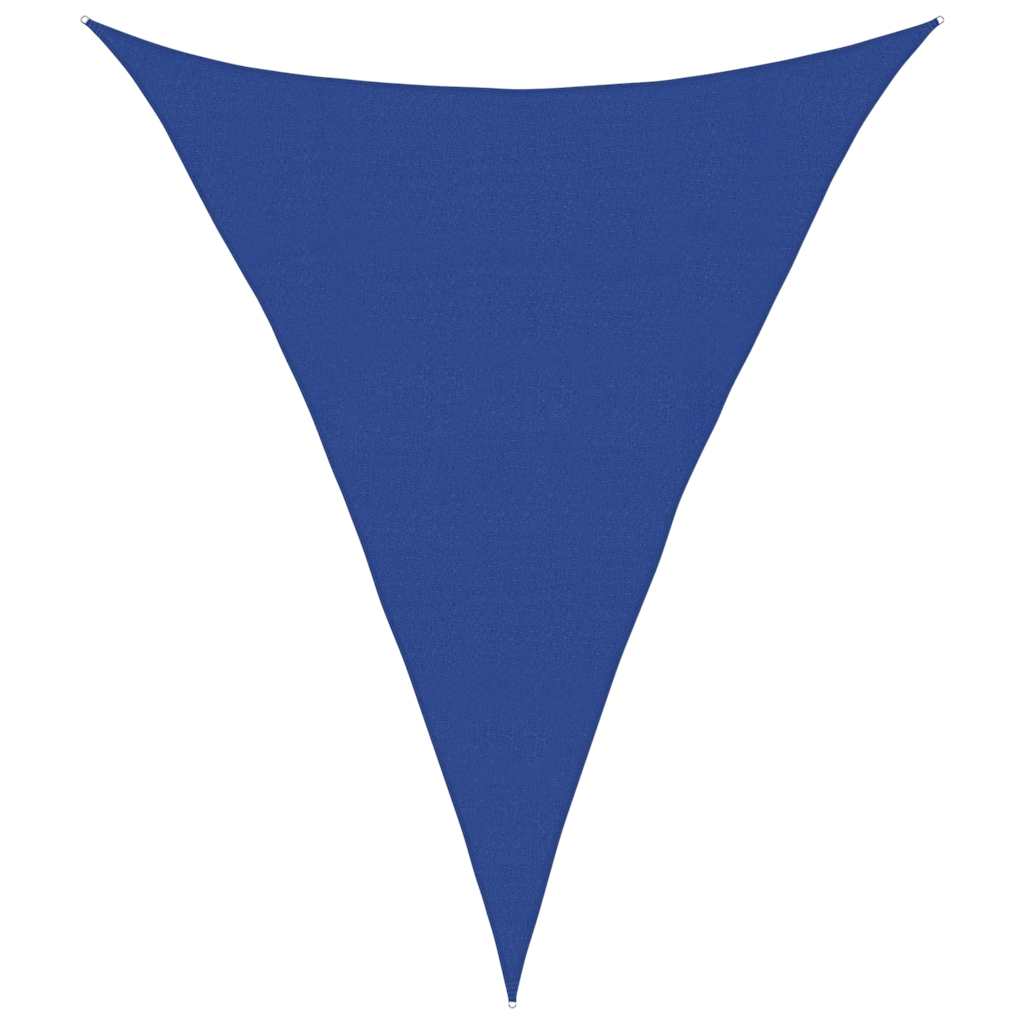 Jedro za zaštitu od sunca 160 g/m² Trokutasto plavo 4x5x5 m HDPE