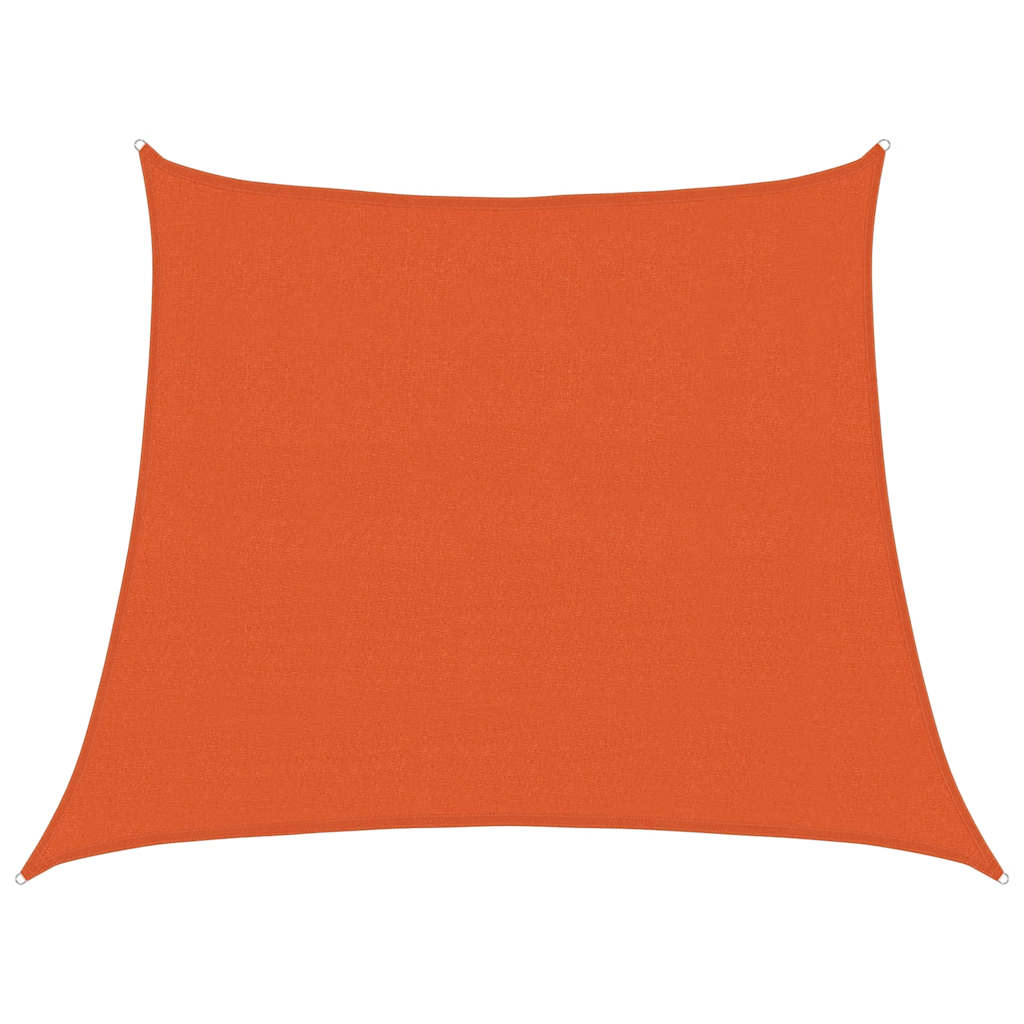 Jedro za zaštitu od sunca 160 g/m² Trapezoidno narančasto 3/4x3 m HDPE