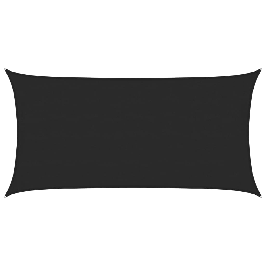Jedro za zaštitu od sunca 160 g/m² crno 4 x 7 m HDPE