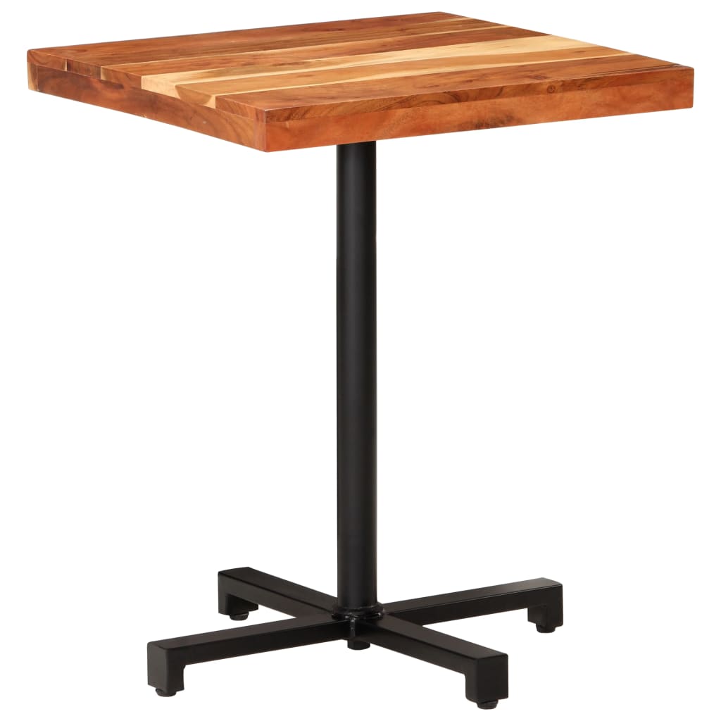 Bistro stol četvrtasti 60 x 60 x 75 cm masivno bagremovo drvo