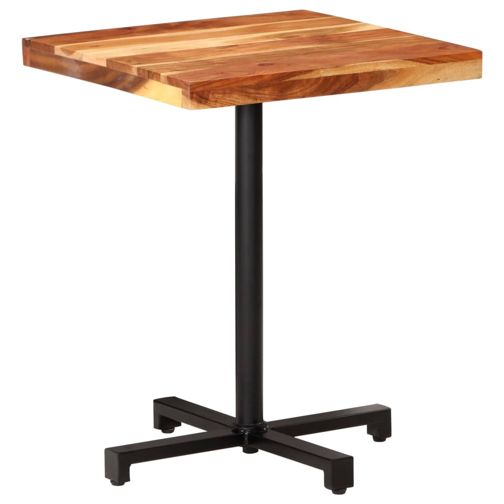 Bistro stol četvrtasti 60 x 60 x 75 cm masivno bagremovo drvo