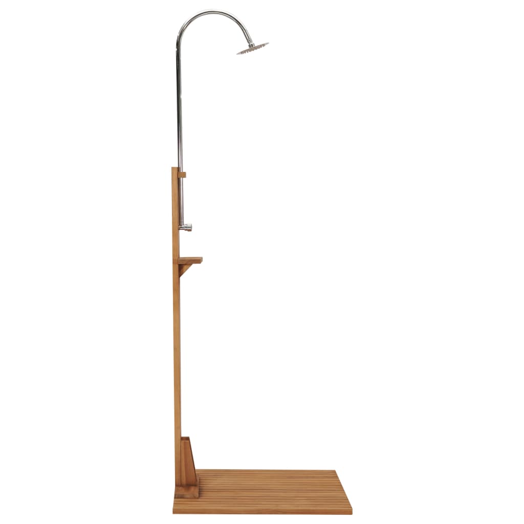 Vrtni tuš 75 x 75 x 210 cm od masivne tikovine