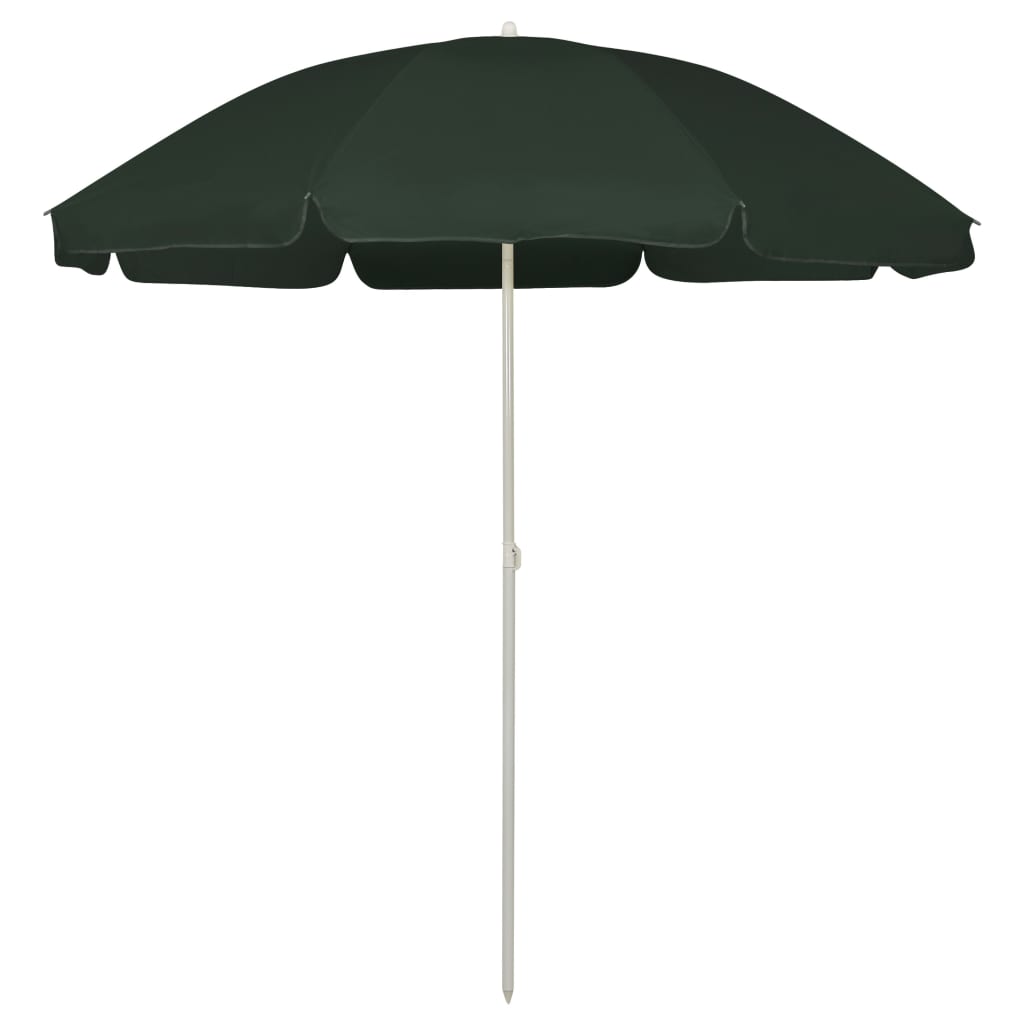 Suncobran za plažu zeleni 240 cm
