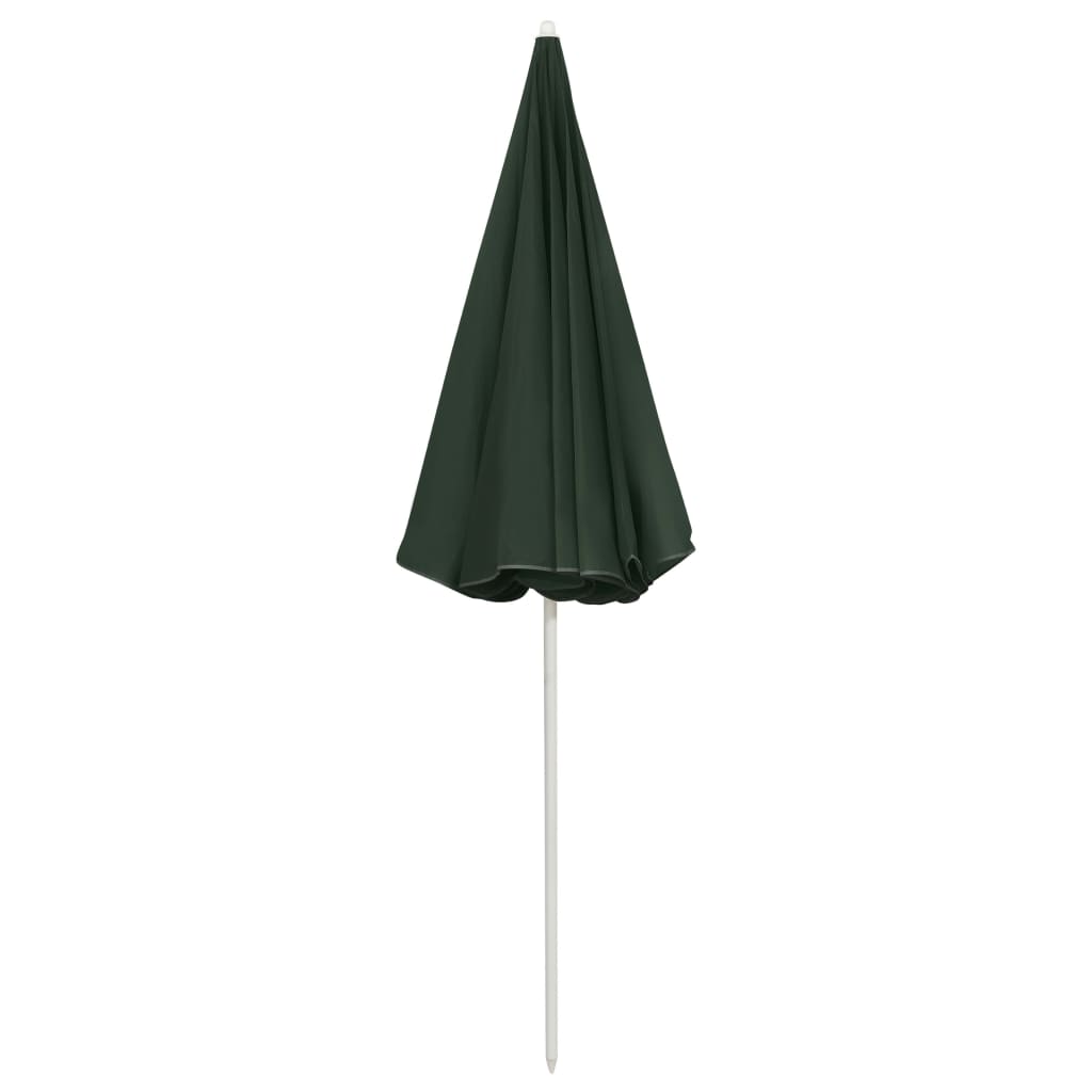 Suncobran za plažu zeleni 240 cm