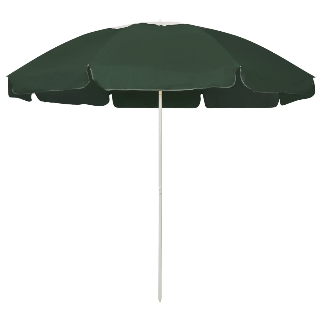 Suncobran za plažu zeleni 240 cm