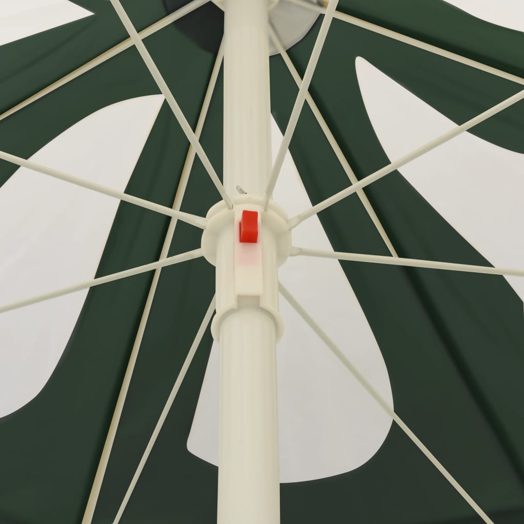 Suncobran za plažu zeleni 240 cm