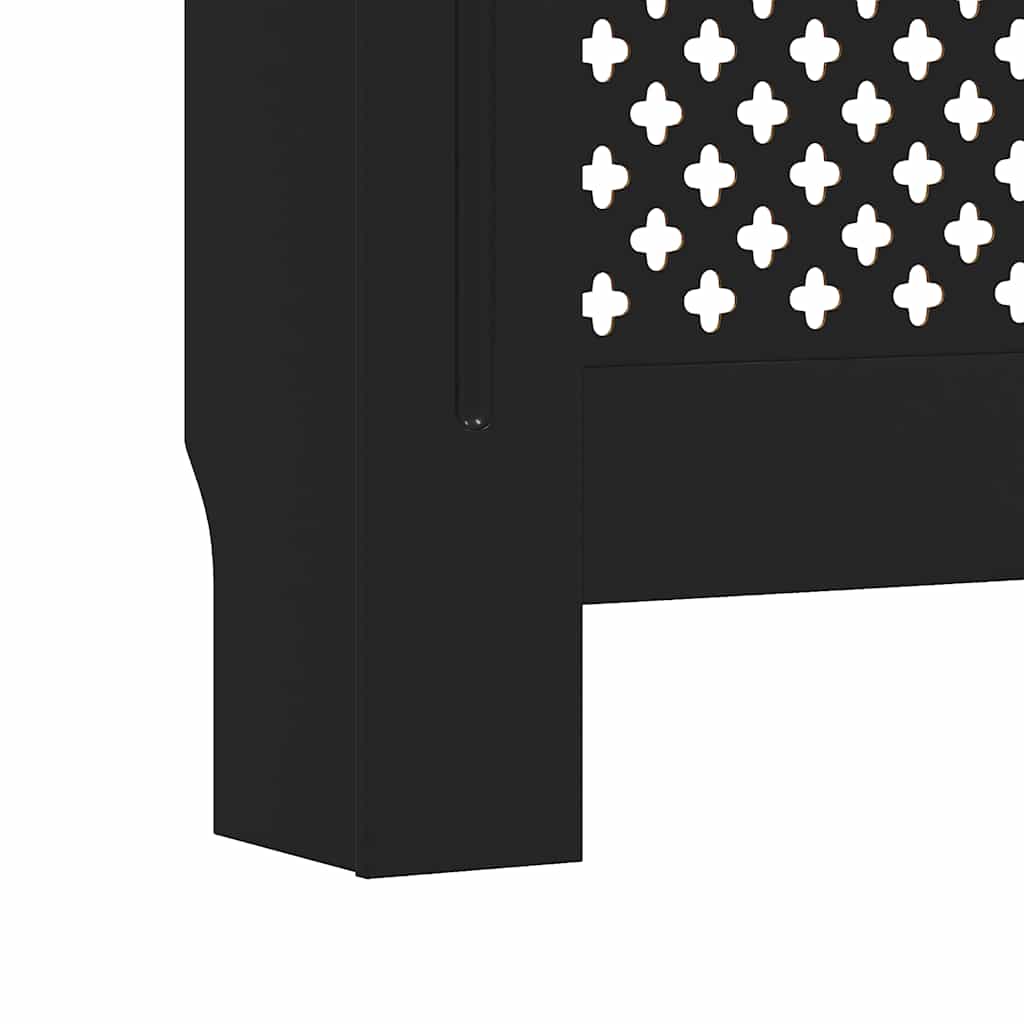 Pokrov za radijator MDF crni 205 cm