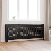 Pokrov za radijator MDF crni 205 cm