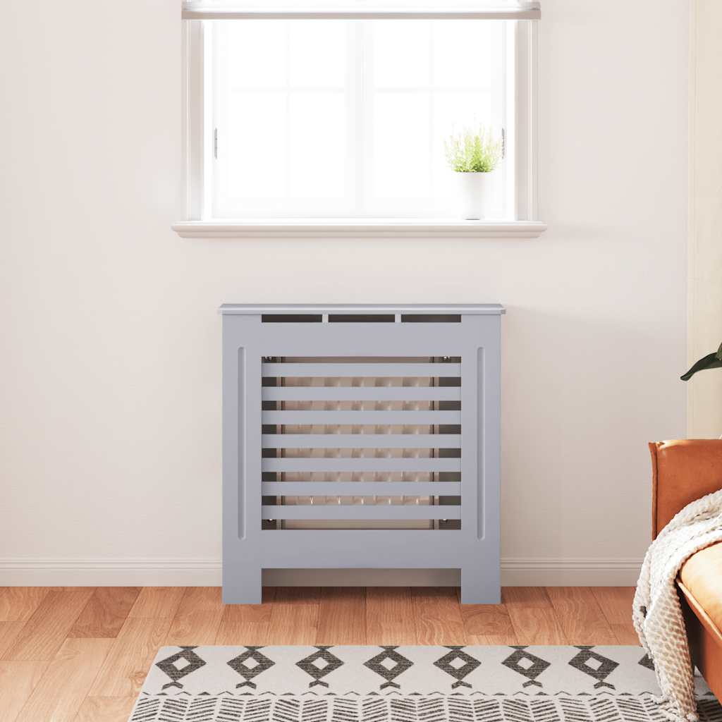 Pokrov za radijator sivi MDF 78 cm
