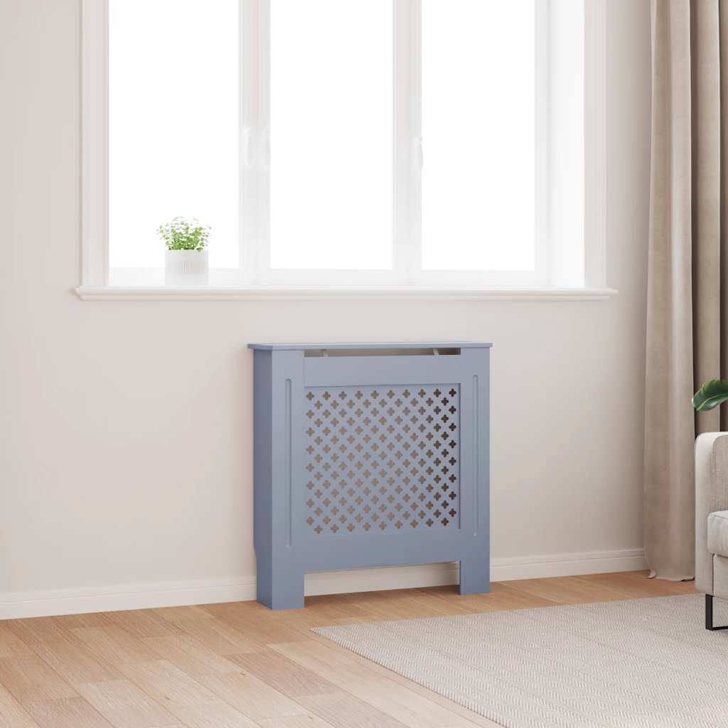 Pokrov za radijator sivi MDF 78 cm
