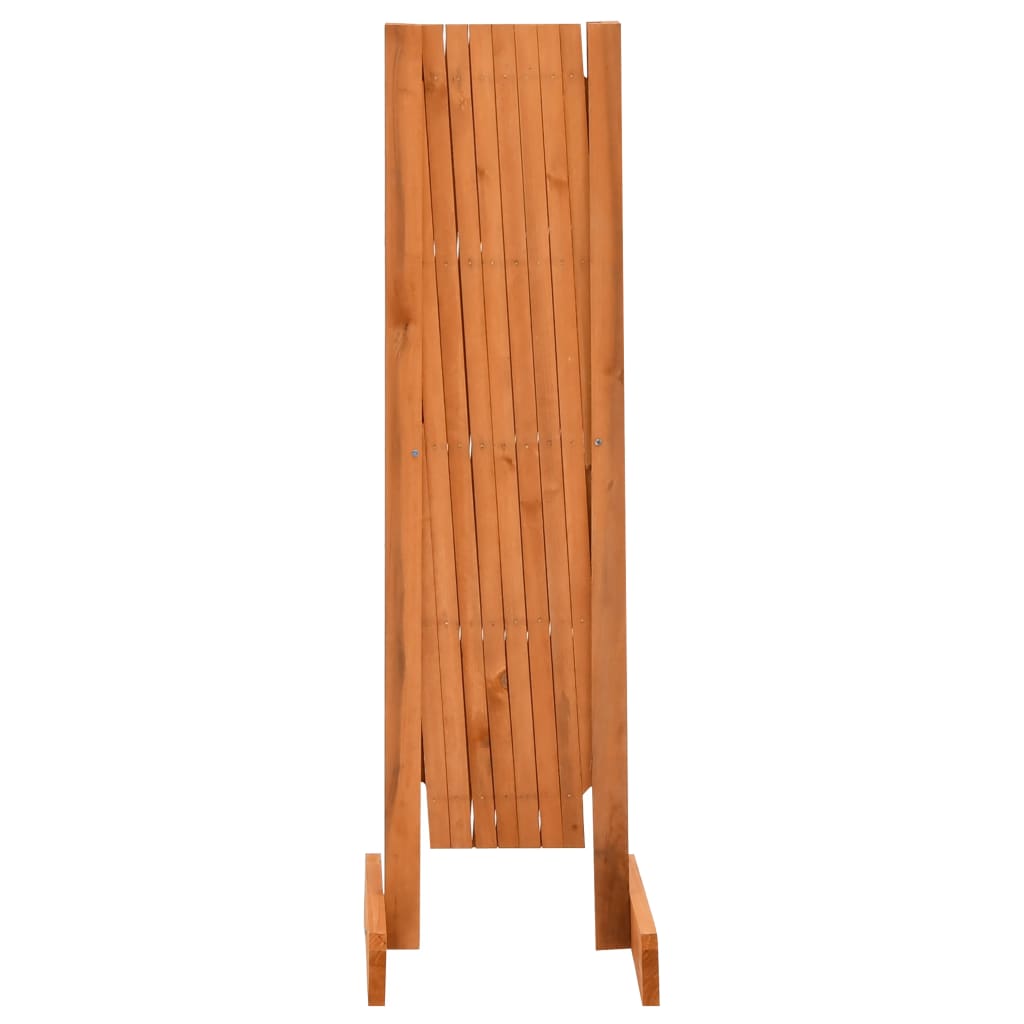 Vrtna rešetkasta ograda narančasta 150 x 80 cm masivna jelovina