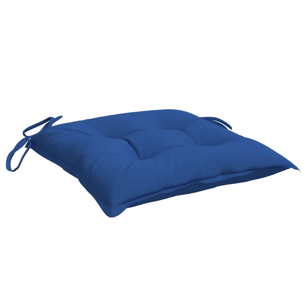 Jastuci za stolice 4 kom plavi 40 x 40 x 7 cm od tkanine Oxford
