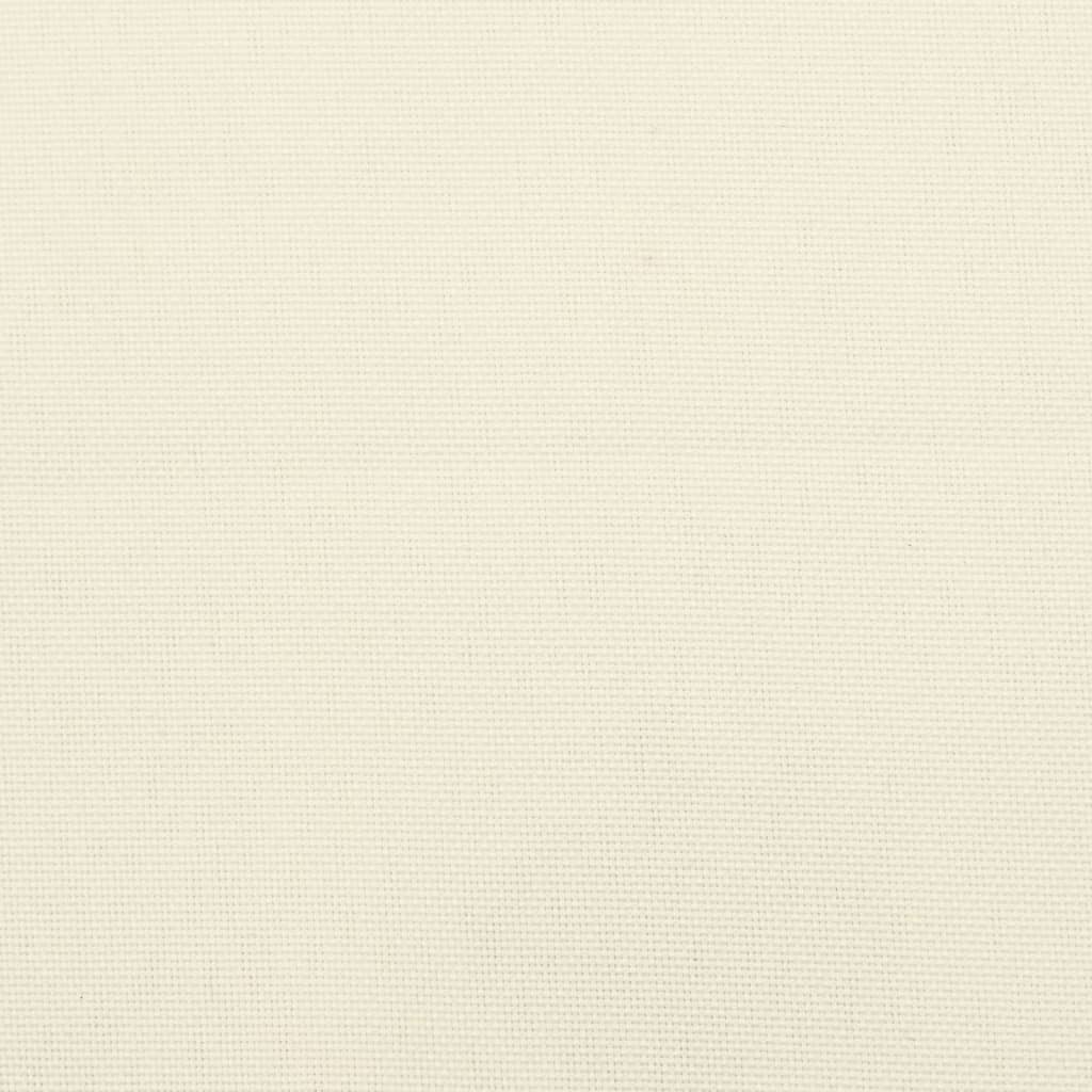 Jastuk za vrtnu klupu krem bijeli 200x50x7 cm od tkanine Oxford