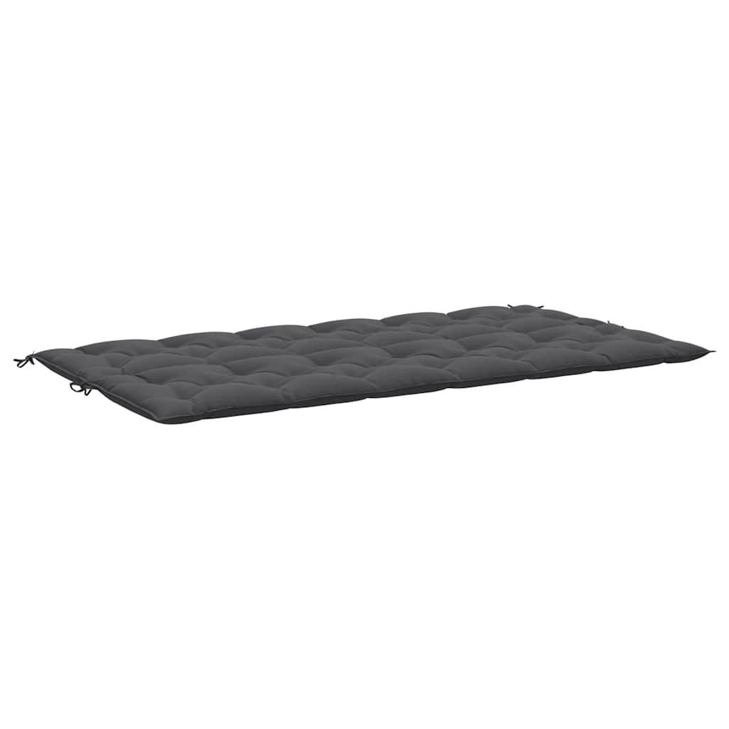 Jastuk za vrtnu klupu antracit 200x(50+50)x7 cm tkanina Oxford
