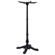 Noga za bistro stol crna 52x52x108 cm lijevano željezo