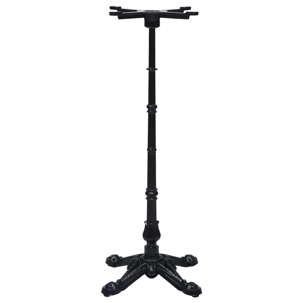 Noga za bistro stol crna 52x52x108 cm lijevano željezo