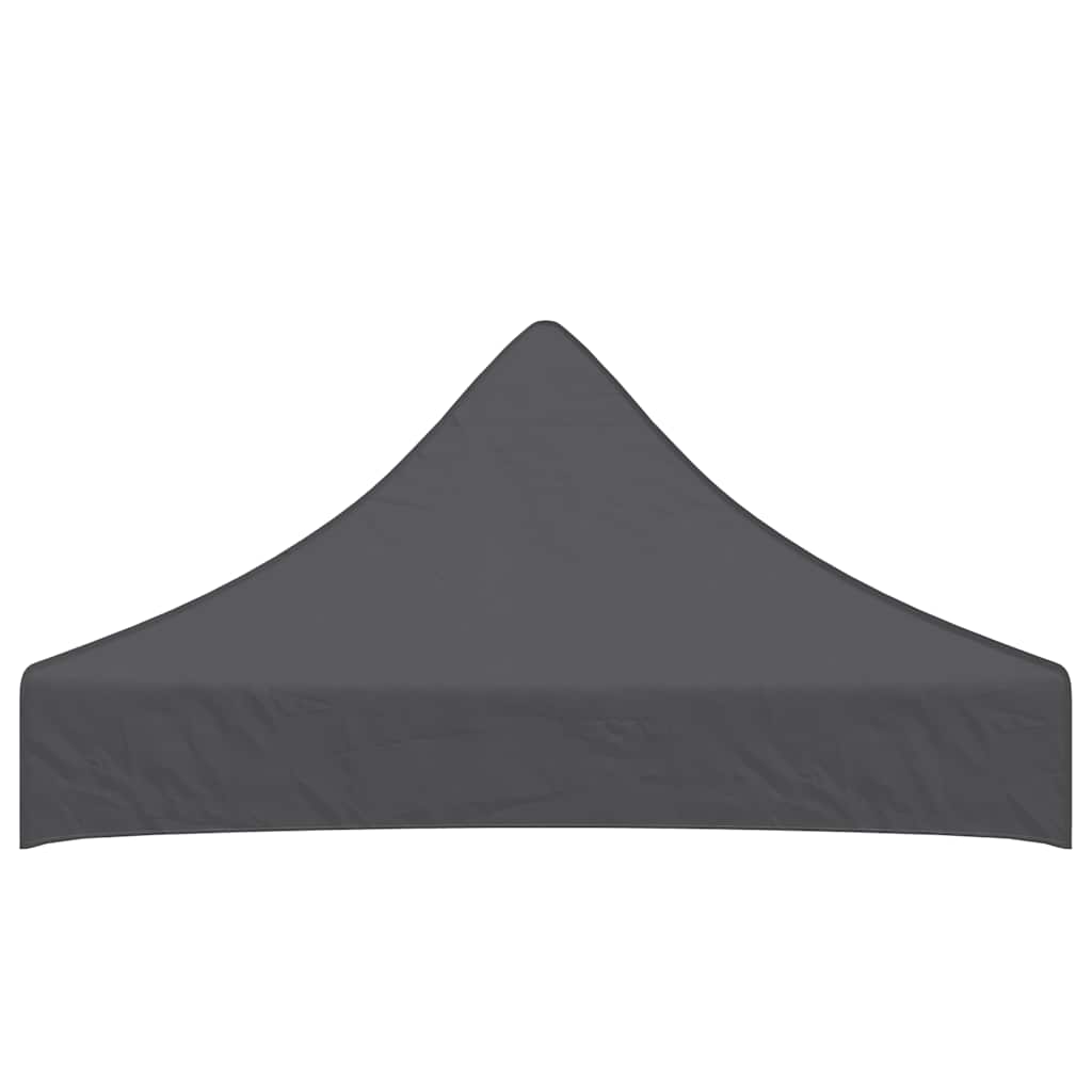 Krov za šator za zabave 2 x 2 m antracit 270 g/m²
