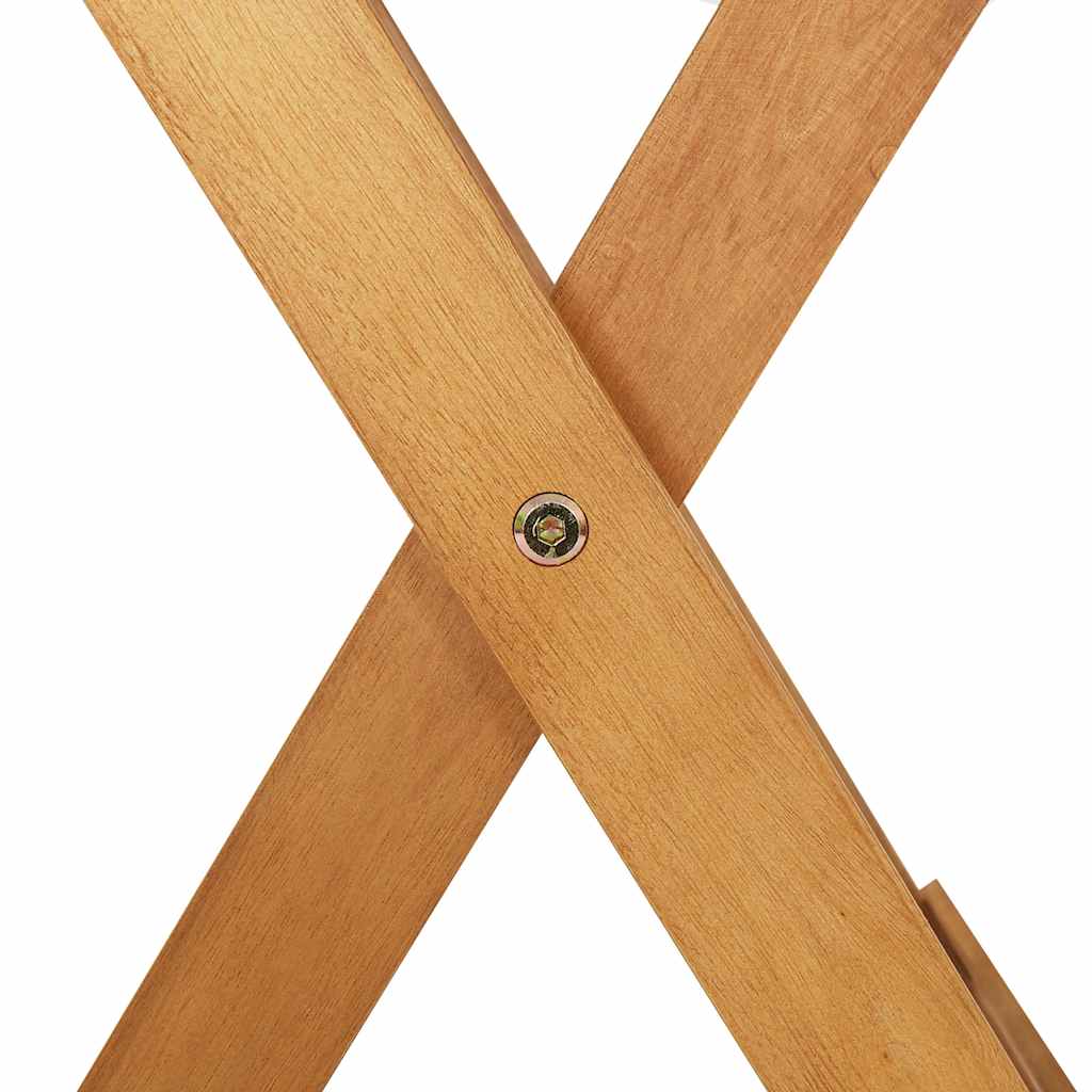 3-dijelni sklopivi vrtni blagovaonski set masivno drvo bagrema Smeđa 60 cm
